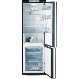 AEG S-75355-KG1 fridge-freezer Freestanding Black