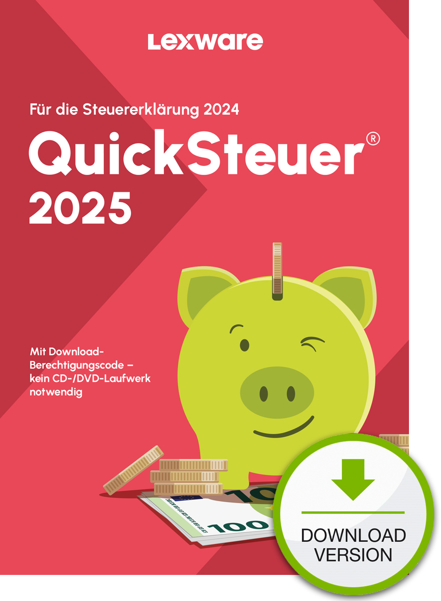 Lexware QuickSteuer 2025 Download Dichiarazione dei redditi 1 licenza/e