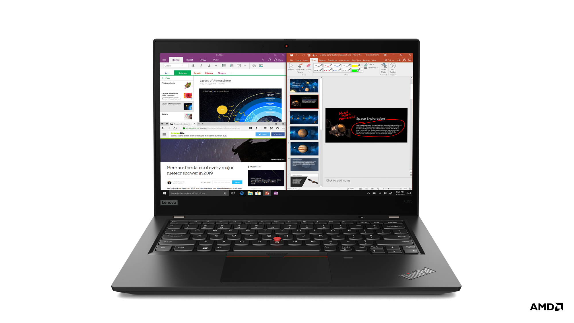 Lenovo ThinkPad X395 AMD Ryzen™ 5 PRO 3500U Laptop – image 2