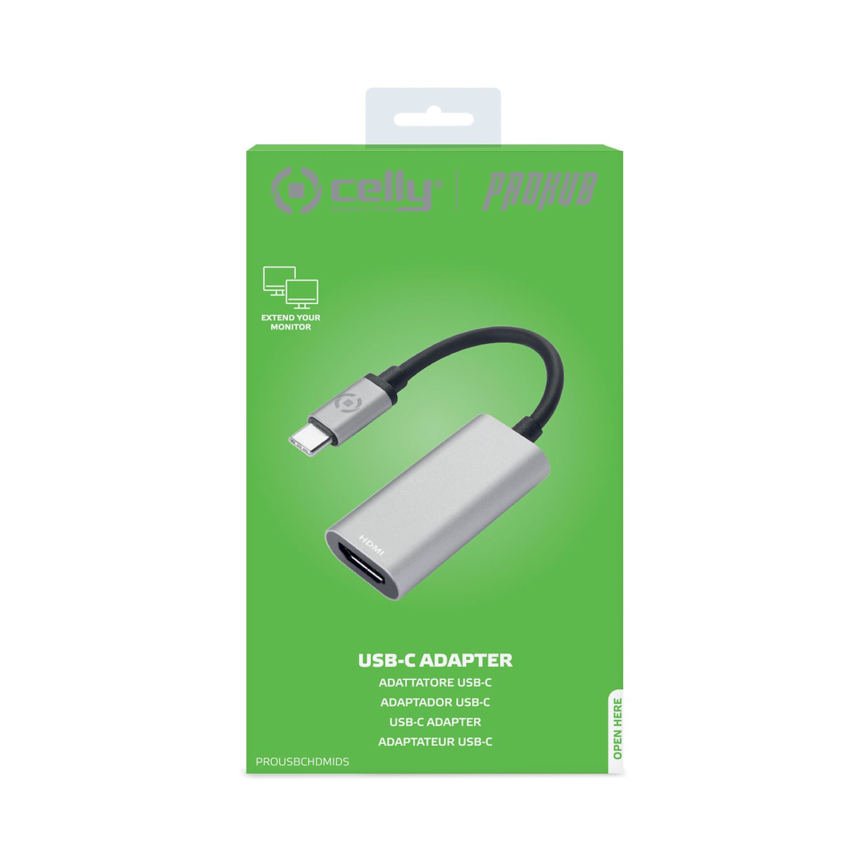 Celly PROUSBCHDMIDS USB graphics adapter Silver – image 4