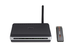 D-Link DKT-110 wireless router Black, Silver