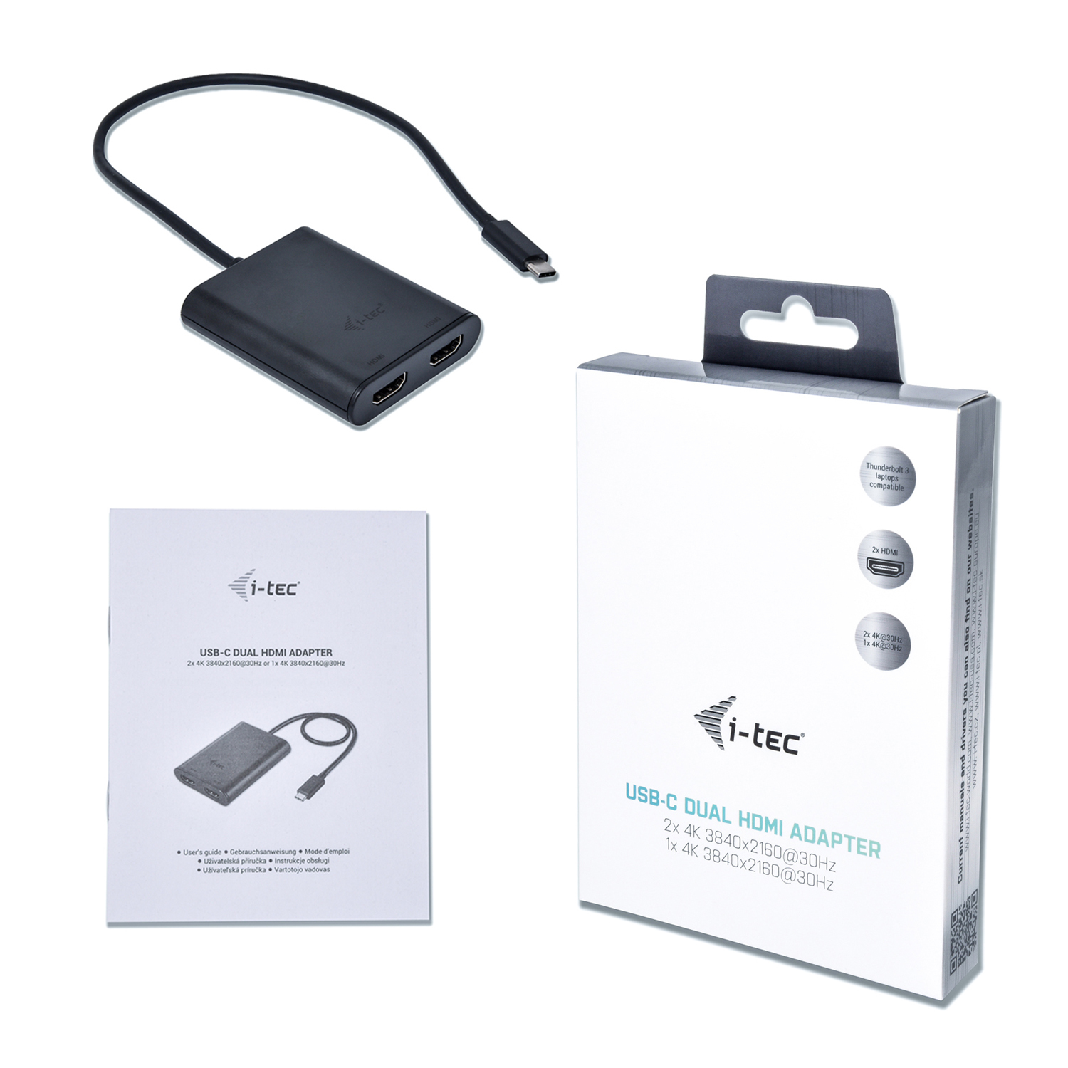 i-tec USB-C 3.1 Dual 4K HDMI Video Adapter – image 4