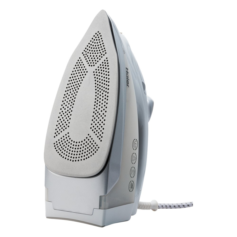 Haier HI-600 Dry & Steam iron Ceramic soleplate White – image 2