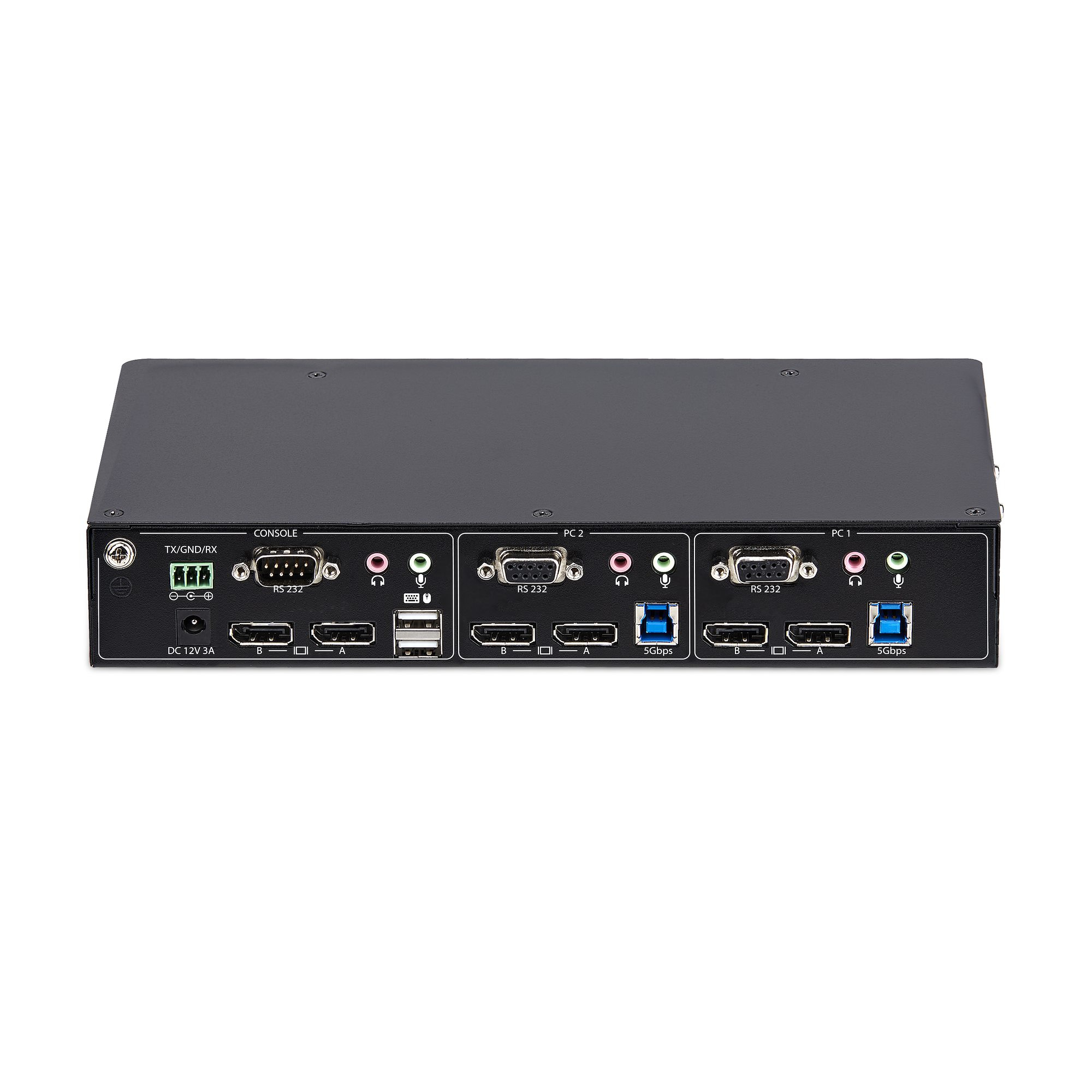 StarTech.com 2-Port Dual-Monitor DisplayPort KVM Switch, RS232 Serial Control, 4K – image 4