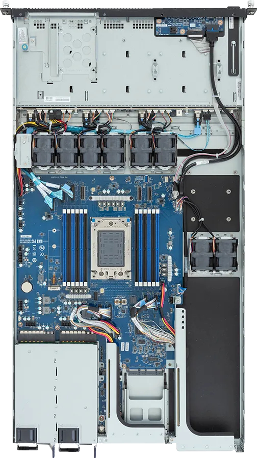GIGABYTE R143-EG0-AAC2 AMD SoC Socket SP6 Rack (1U) Black, Steel – image 3