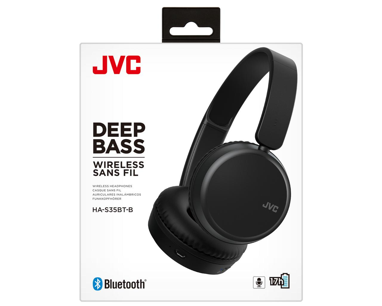 JVC HA-S35BT-B headphones/headset Calls/Music Bluetooth Black – image 7