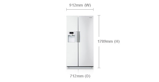 Samsung RSH7UNSW side-by-side refrigerator – image 4