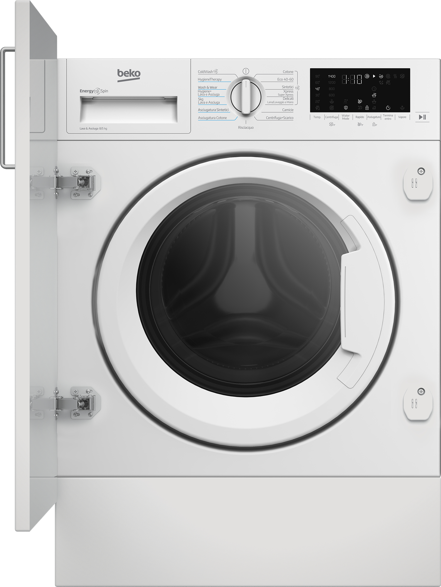 Beko WDI85DAW_IT washer dryer Built-in Front-load White