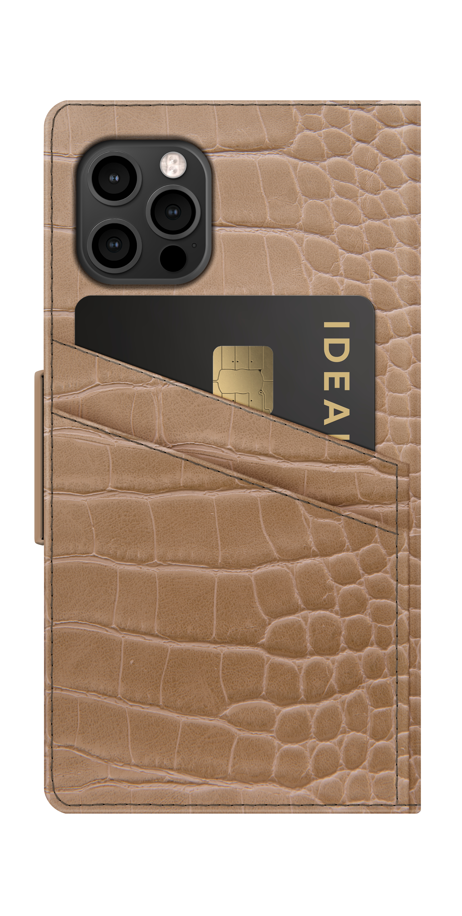 iDeal of Sweden Atelier Wallet iPhone 12/12P Camel Croco – image 5