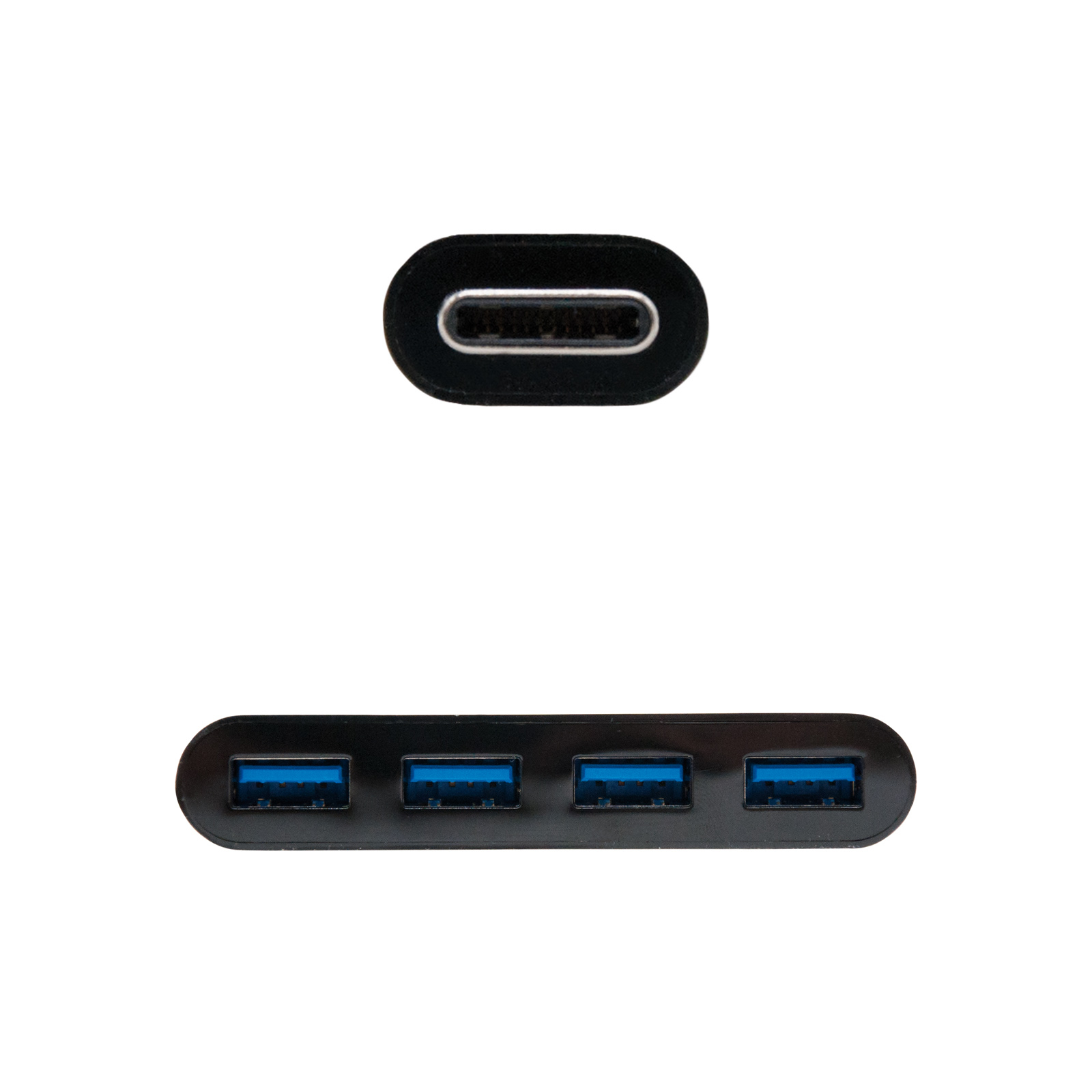 Nanocable 10.16.4401-BK interface hub USB 3.2 Gen 1 (3.1 Gen 1) Type-C Black – image 2