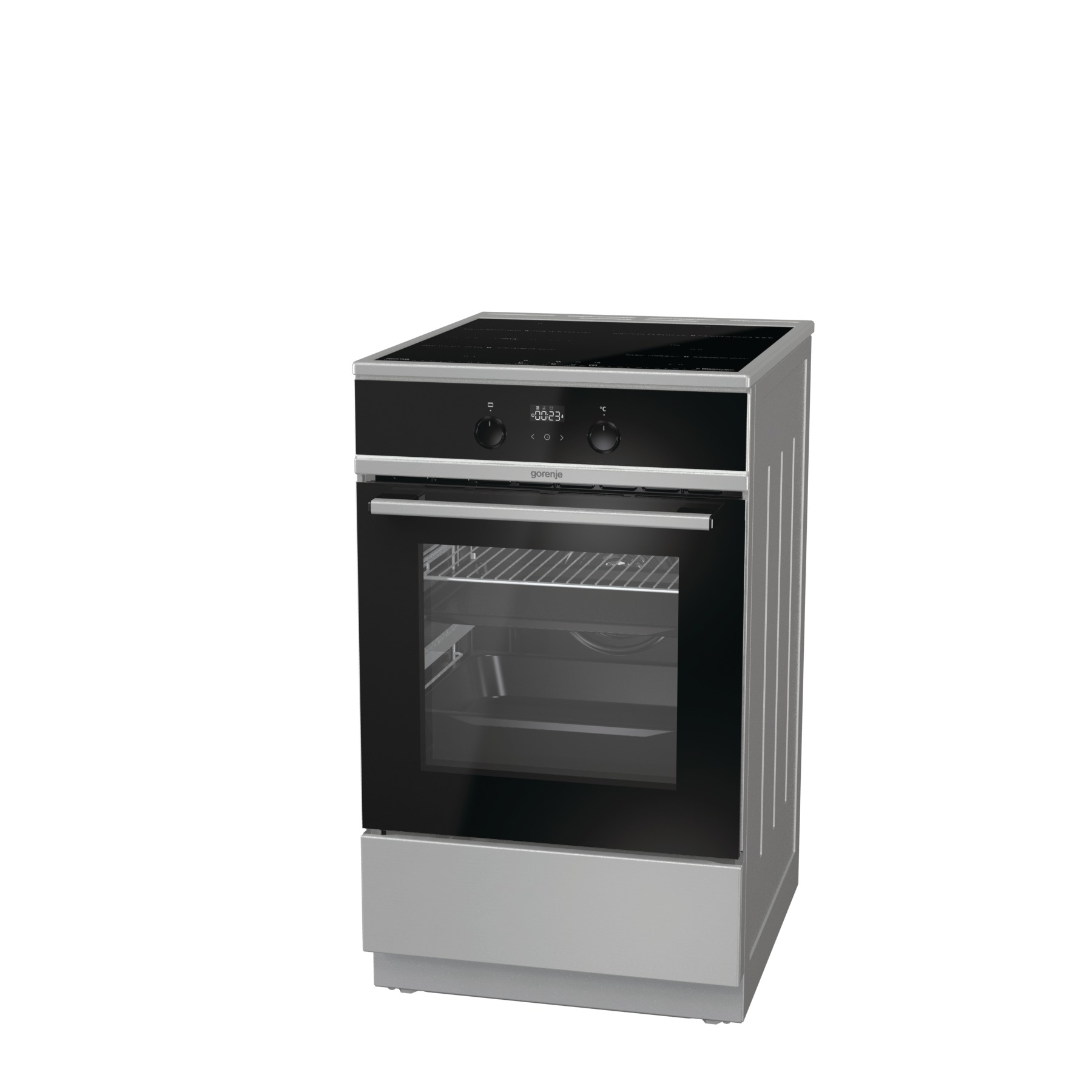 Gorenje EIT5356XPG Freestanding cooker Electric Zone induction hob Stainless steel – image 5
