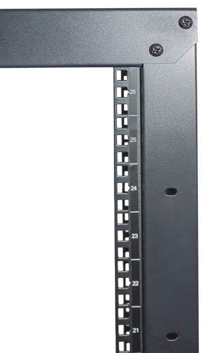 Intellinet Network Rack, Open Frame (2-Post), 26U, Usable Width – image 4