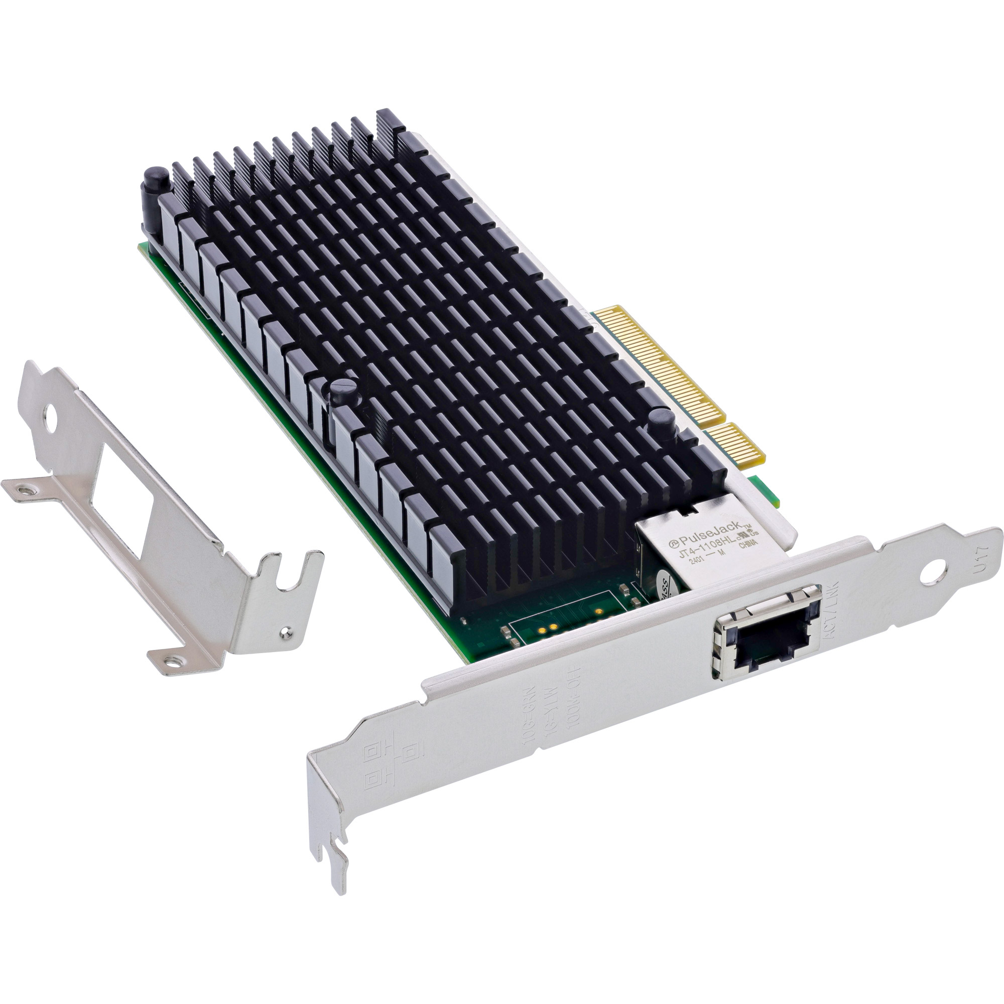 InLine 10-Gigabit network card, 1x RJ45 – image 1