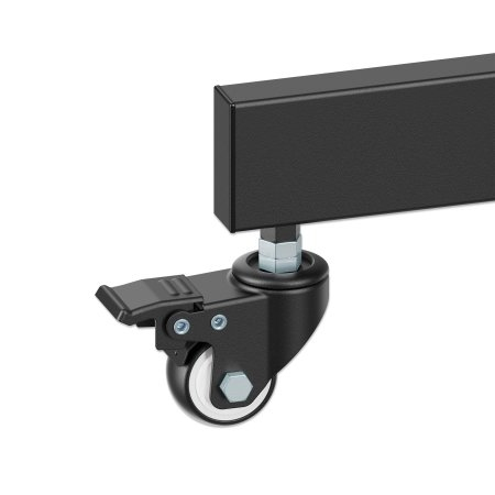 Manhattan Soporte trolley para TV y monitores de 37 a 70 pulgadas, VESA 200x200 a 600x400 mm, máx. 70 kg, negro, compruebe los cuatro orificios de montaje de la parte posterior de la pantalla, garantía de por vida imagen 6