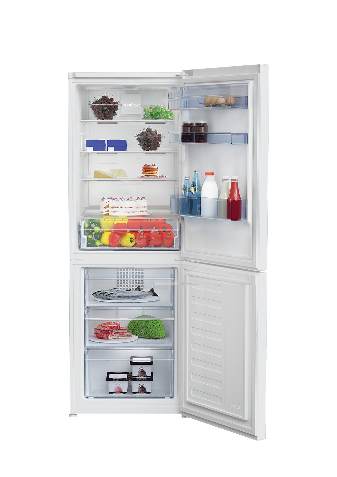 Beko RCNA340K30W fridge-freezer Freestanding – image 3