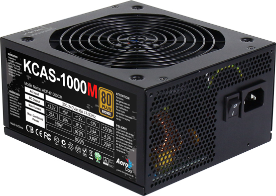 Aerocool KCAS-1000M power supply unit – image 3