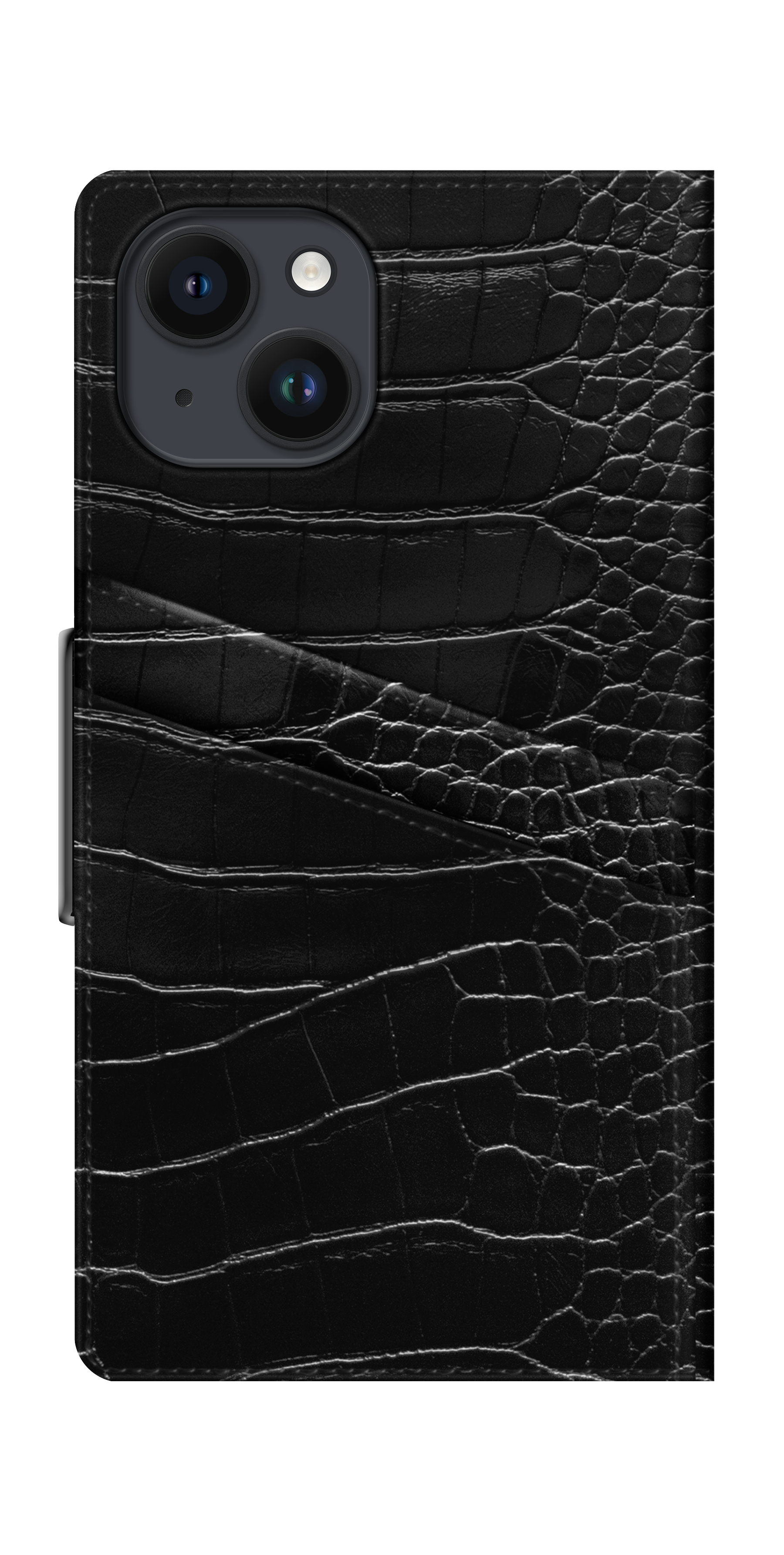 iDeal of Sweden Atelier Wallet iPhone 14PL Neo Noir Croco – image 1