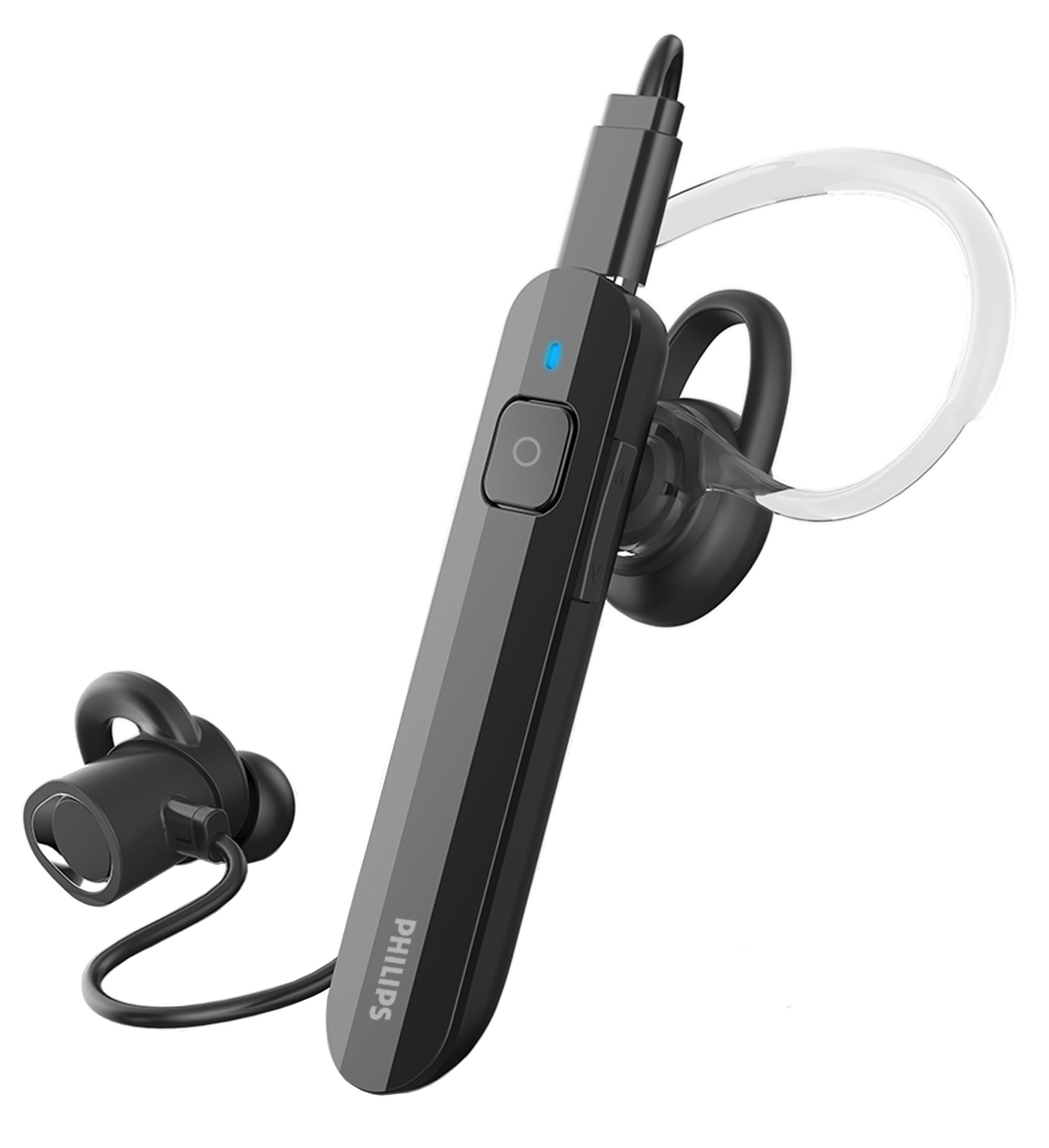 Philips SHB1633/93 headphones/headset Wireless Ear-hook Bluetooth Black