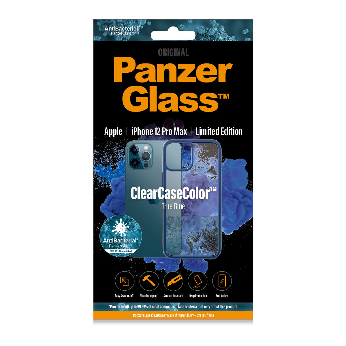PanzerGlass ® ClearCaseColor™ iPhone 12 Pro Max - True Blue Limited Edition – image 3