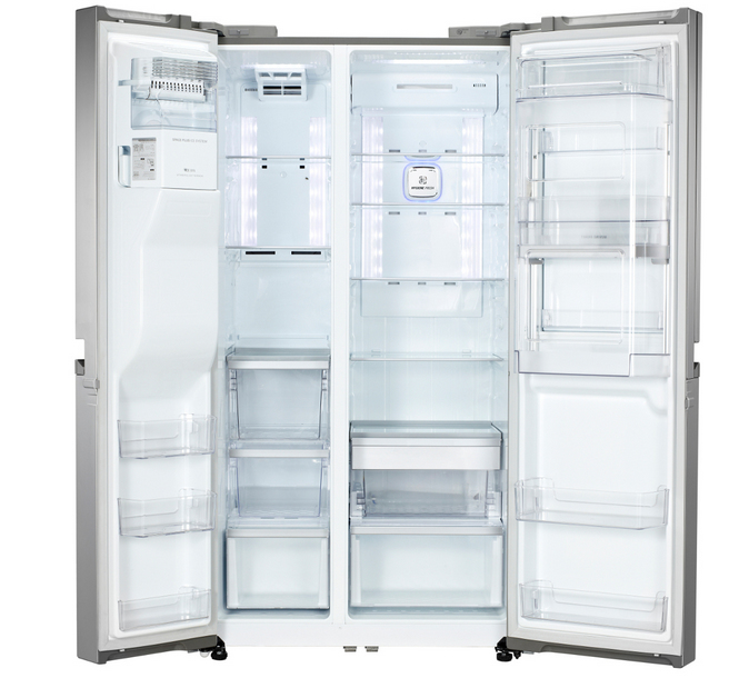 LG GSJ976NSBZ side-by-side refrigerator Freestanding – image 2