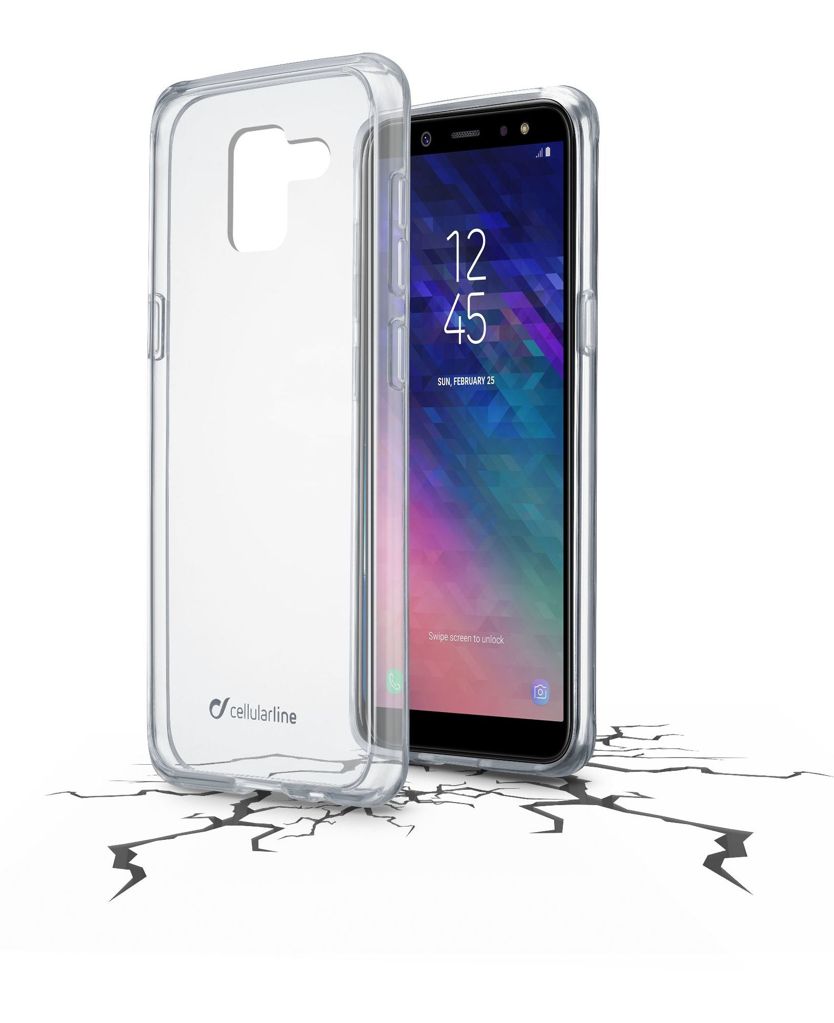Cellularline Clear Duo - Galaxy A6 (2018) – image 1