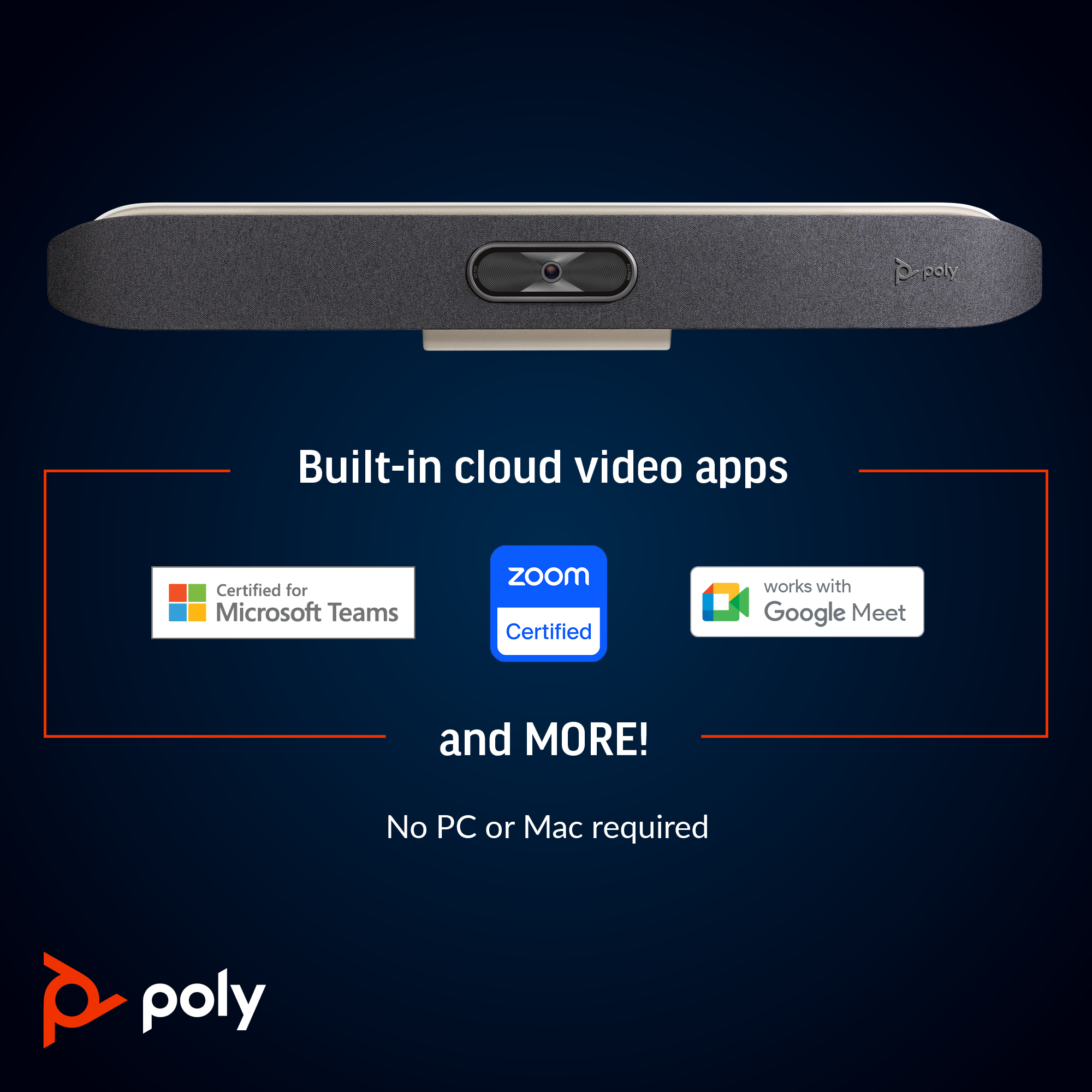 HP Poly Studio X50 All-In-One Video Bar – image 5