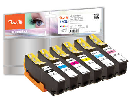 Peach PI200-256 ink cartridge 6 pc(s) High (XL) Yield Black, Light Cyan, Cyan, Light magenta, Magenta, Yellow