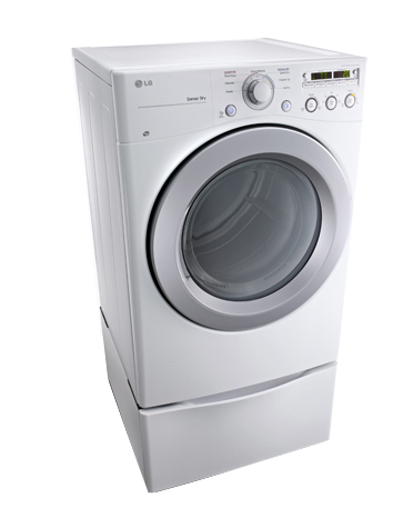 LG DLE3050W tumble dryer Freestanding Front-load – image 2