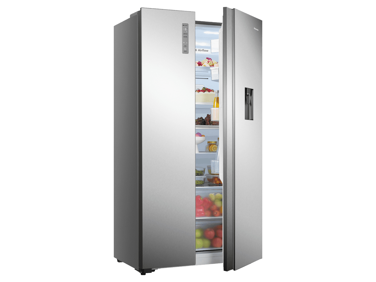 Hisense RS677N4WCD side-by-side refrigerator Freestanding – image 3
