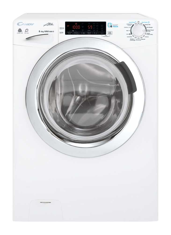 Candy EXWSGV585TWHC-01 washer dryer Freestanding Top-load White