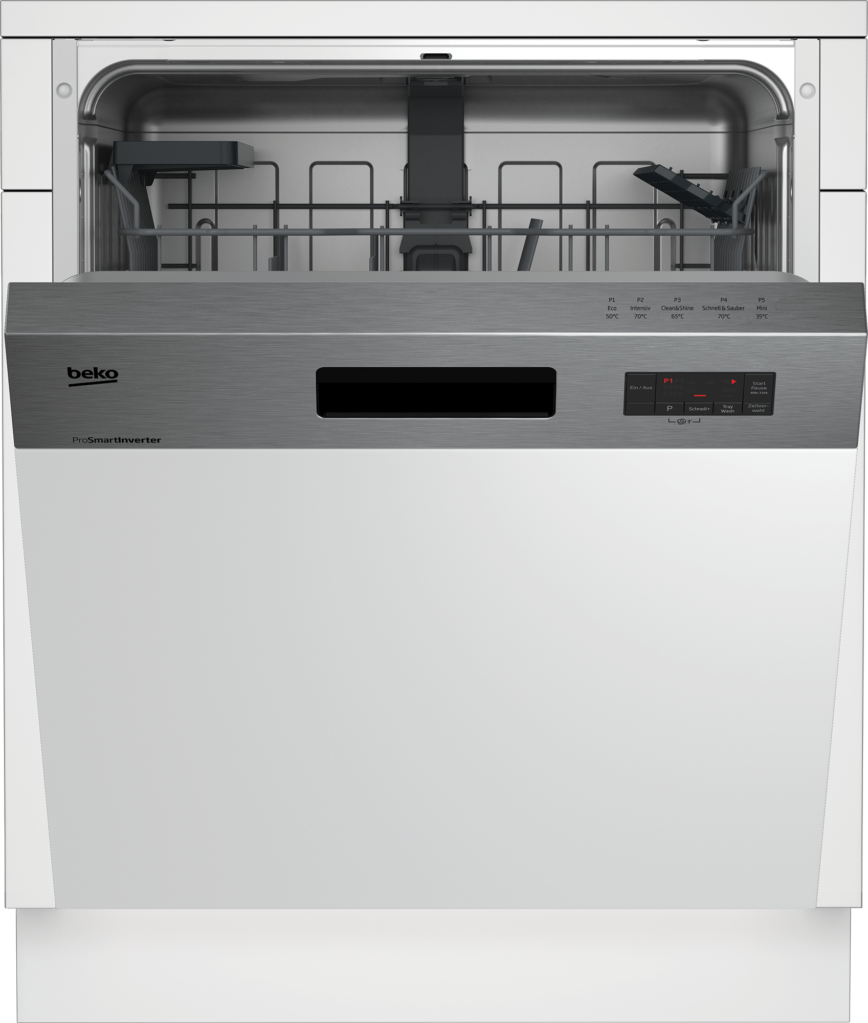 Beko DSN15421X dishwasher Semi built-in 14 place settings