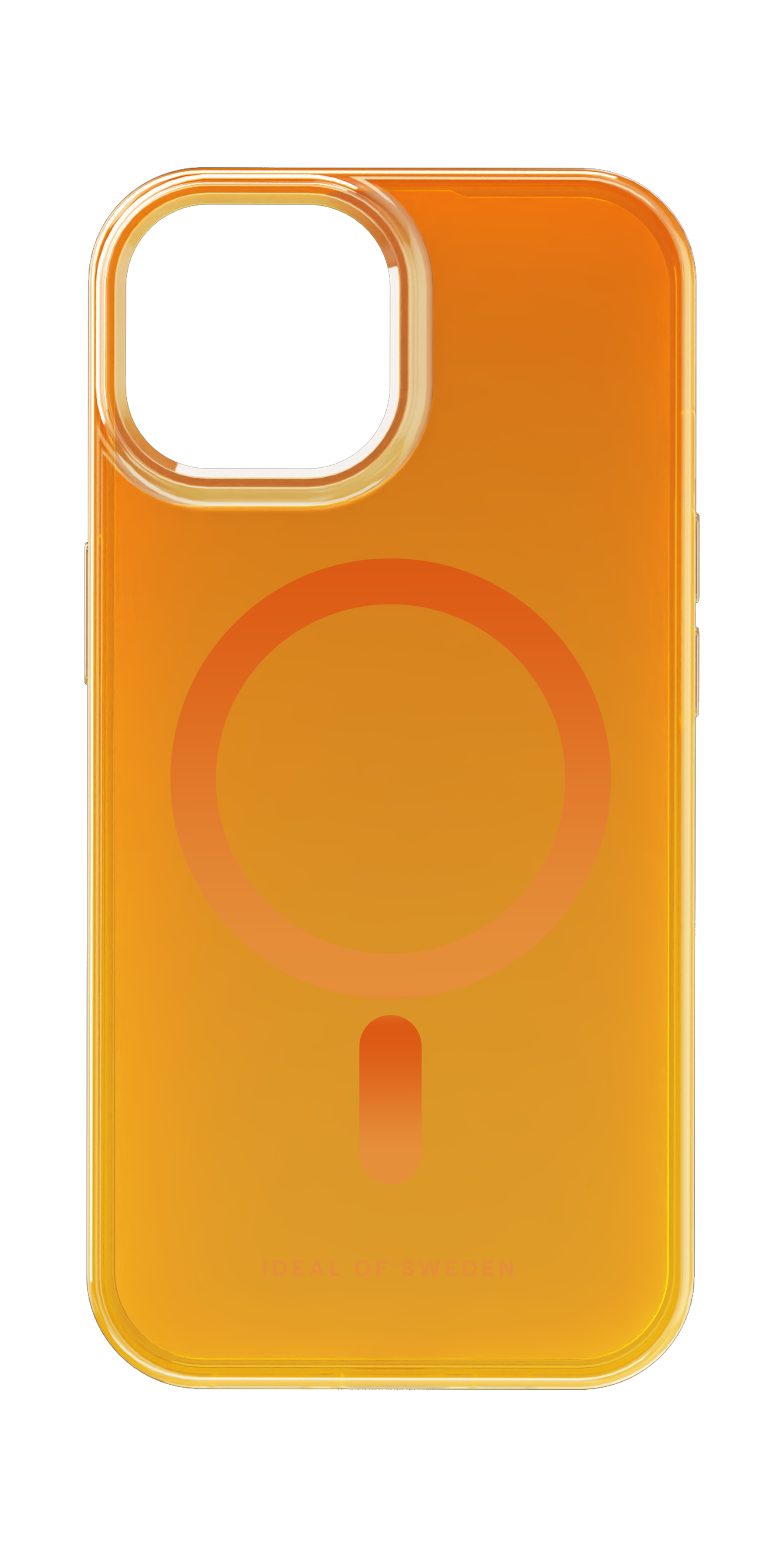 iDeal of Sweden Clear Case MagSafe iPhone 13 / 14 / 15 / 16e Orange Spritz – image 1