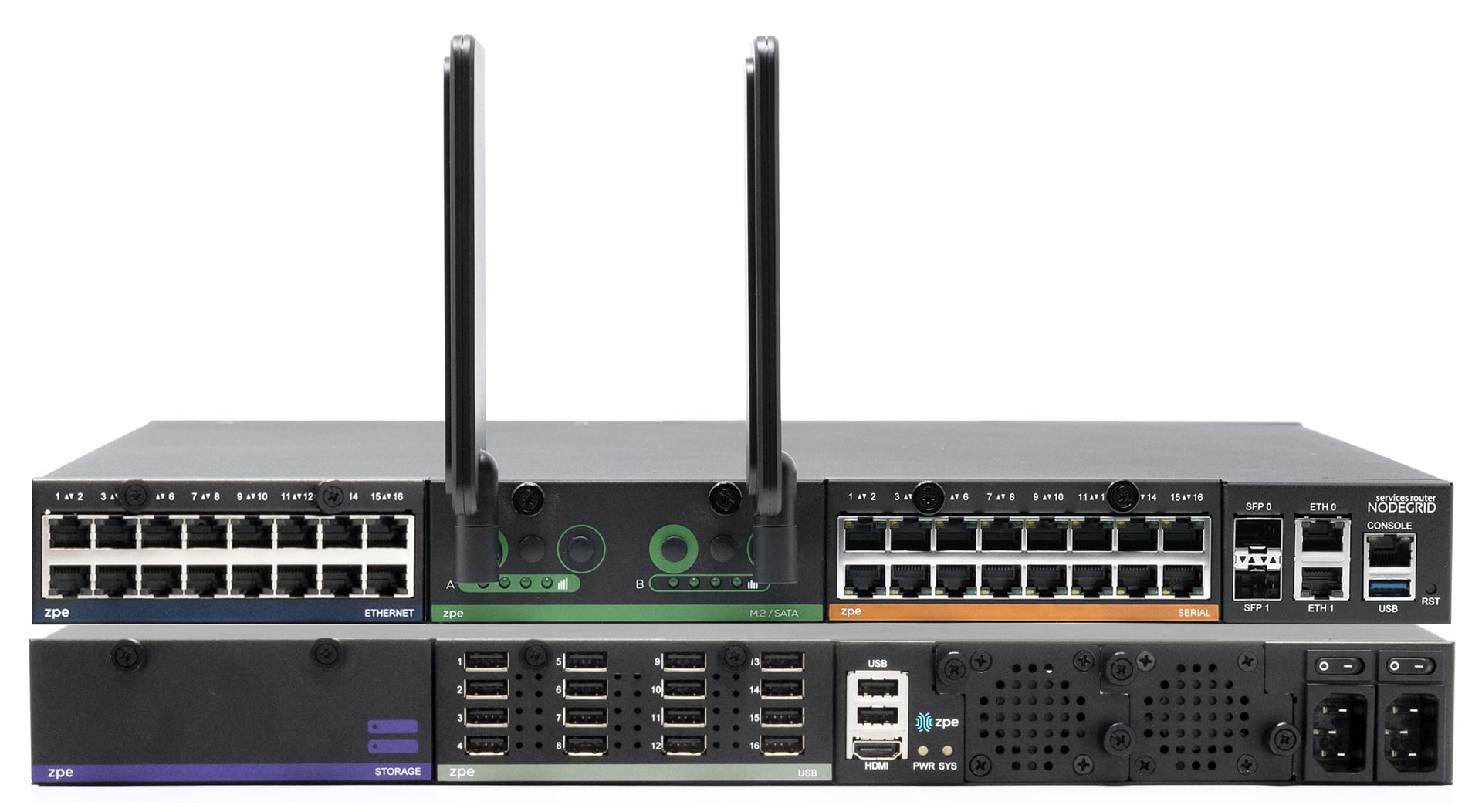 ZPE Nodegrid Net Services Router Nodegrid Net SR modular Chassis, 8-core Intel CPU, Backplane Switch