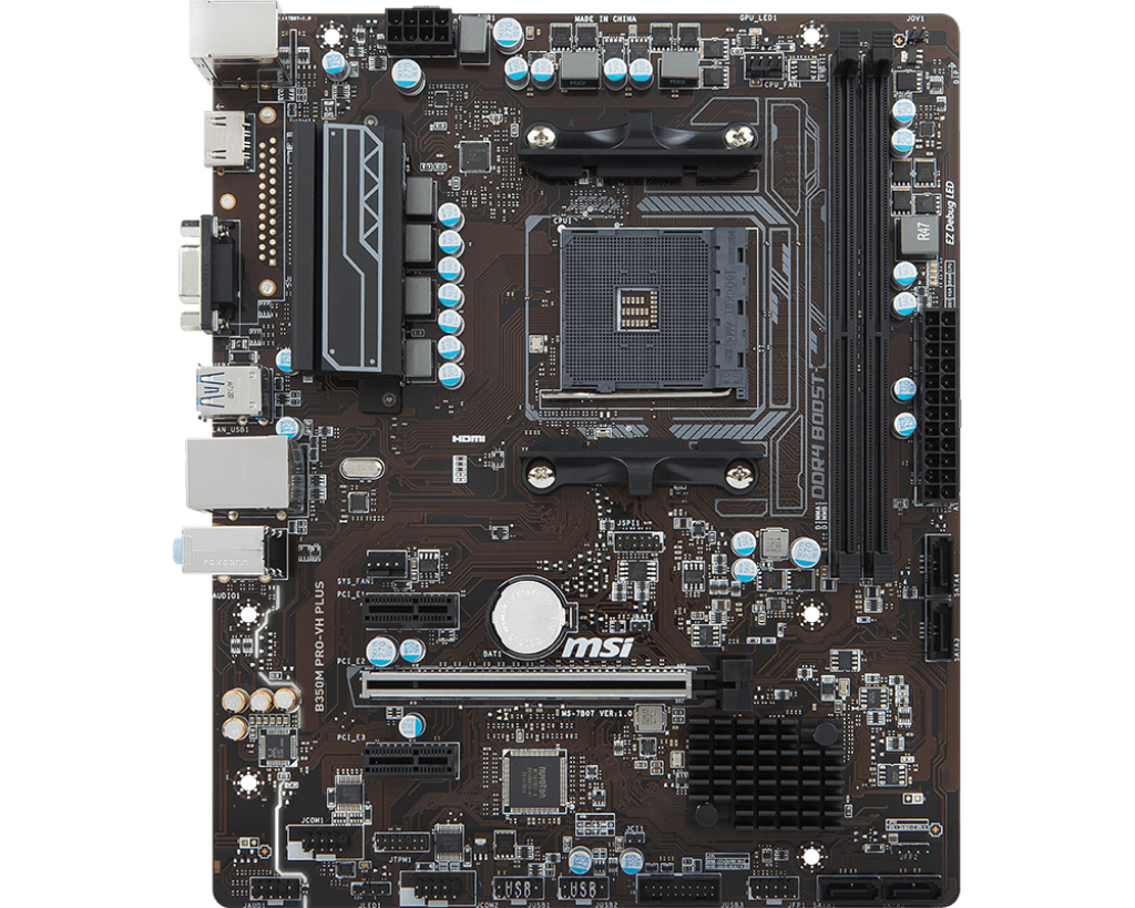 MSI B350M PRO-VH PLUS – image 2