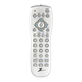 Zenith ZP405 remote control IR Wireless DVD/Blu-ray, TV Press buttons