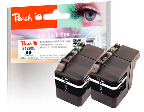 Peach 319697 ink cartridge Compatible Extra (Super) High Yield Black