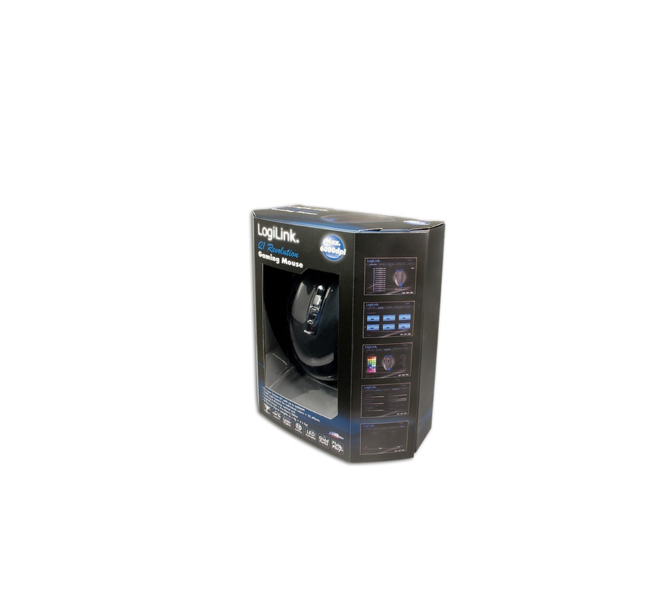 LogiLink ID0054 mouse Gaming USB Type-A Laser 6000 DPI – image 2