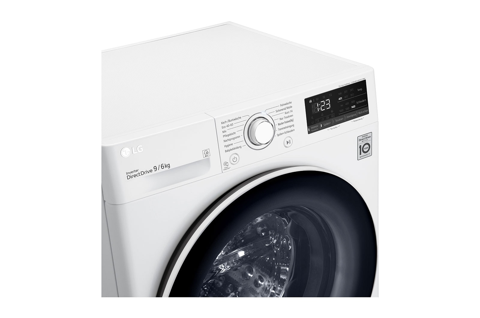 LG F14WD96EN0B washer dryer Freestanding Front-load White – image 3
