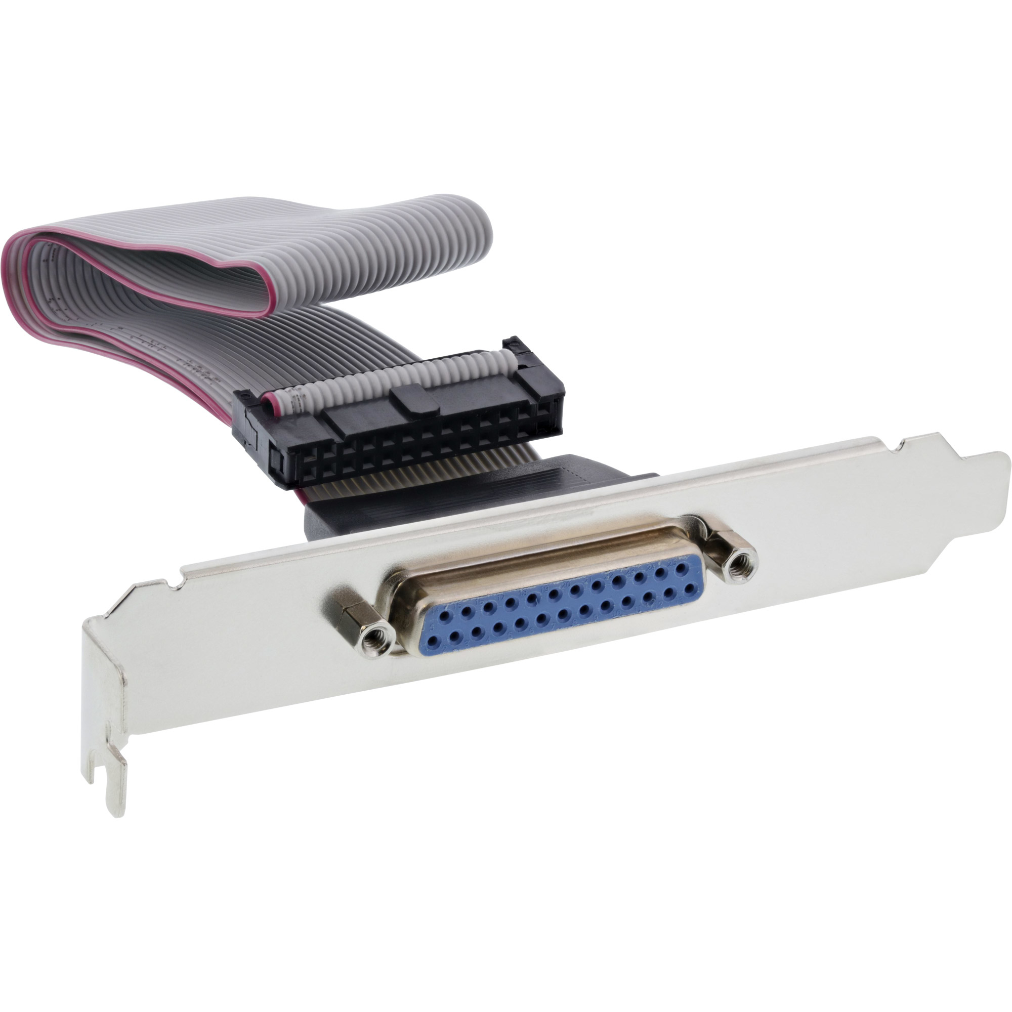 InLine Parallel Slot Bracket with 25 Pin Sub-D female / 26 Pin female 0.5m – image 1