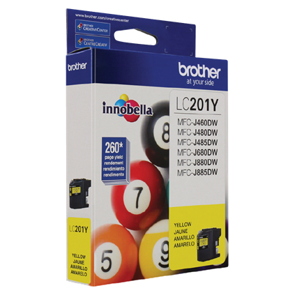 Brother LC201Y ink cartridge 1 pc(s) Original Standard Yield Yellow – image 6