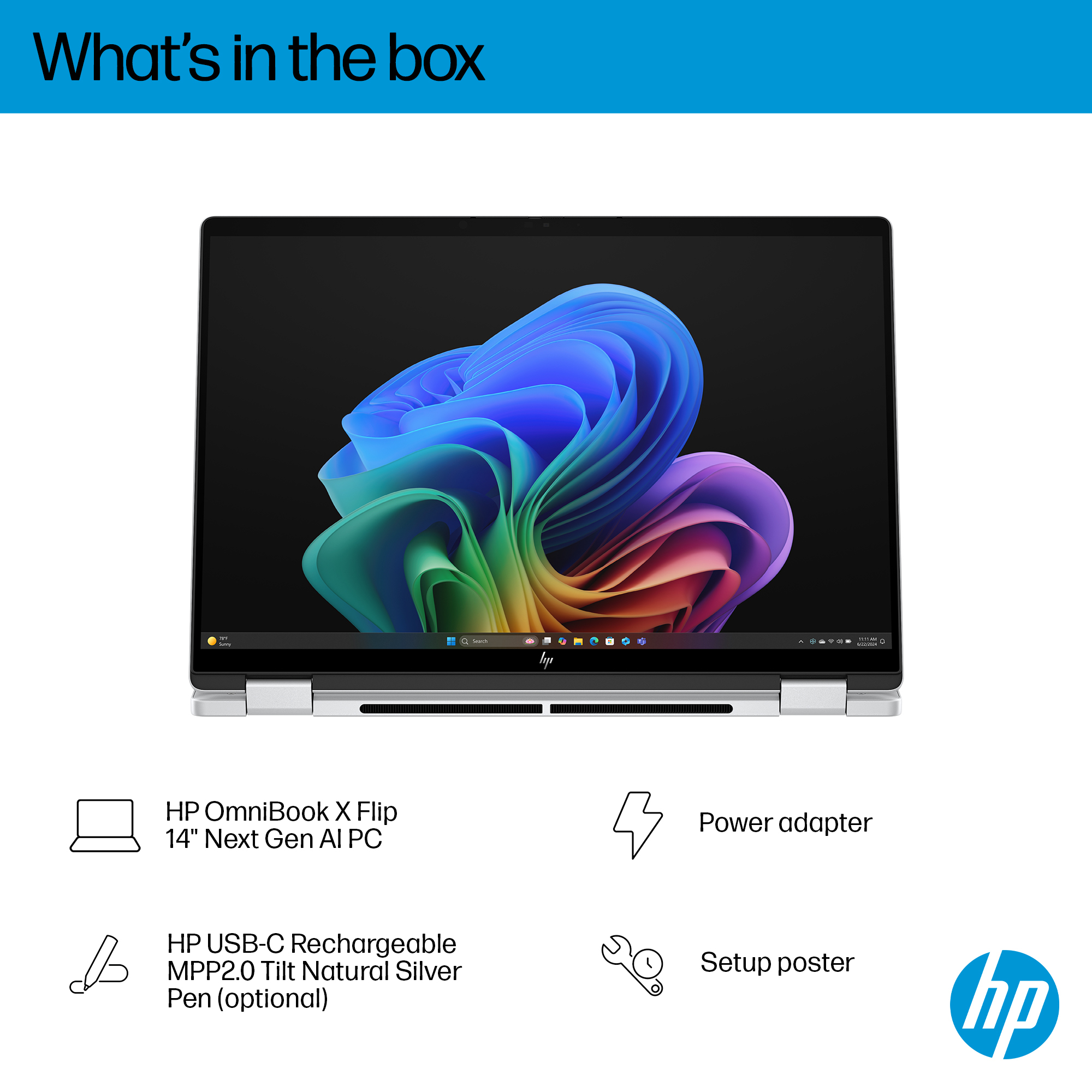 HP OmniBook X Flip 2-in-1 Laptop Next Gen AI 14-fm0013nax – image 5