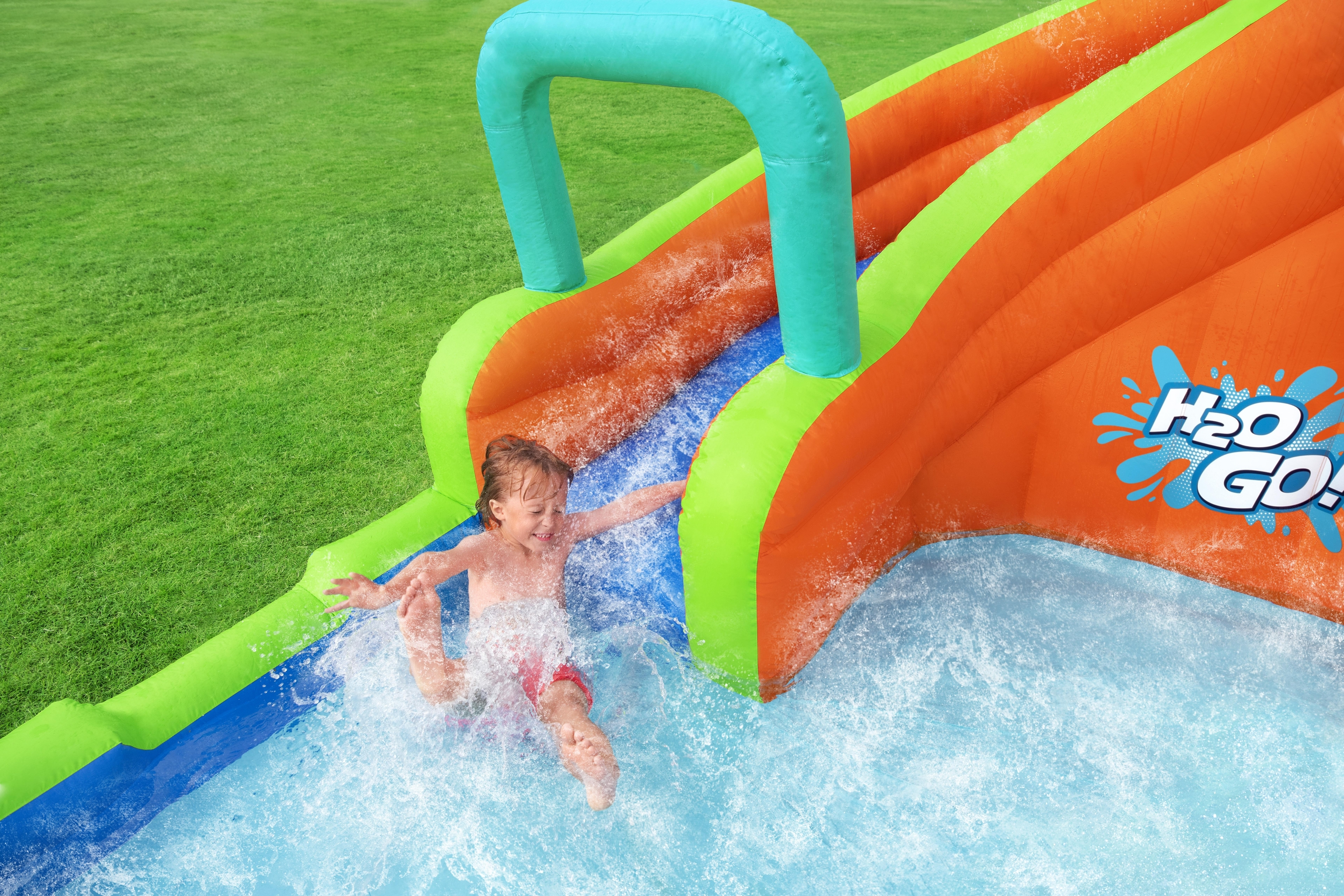 Resim H2OGO! Turbo Splash Çocuk Şişme Mega Su Parkı 2,7 m