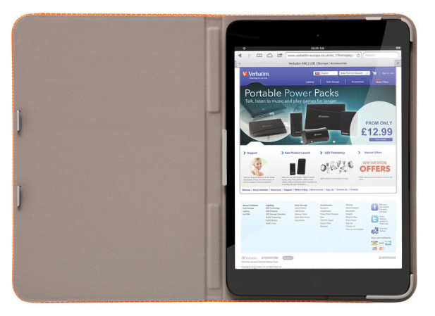 Verbatim 98102 tablet case Folio Orange – image 2