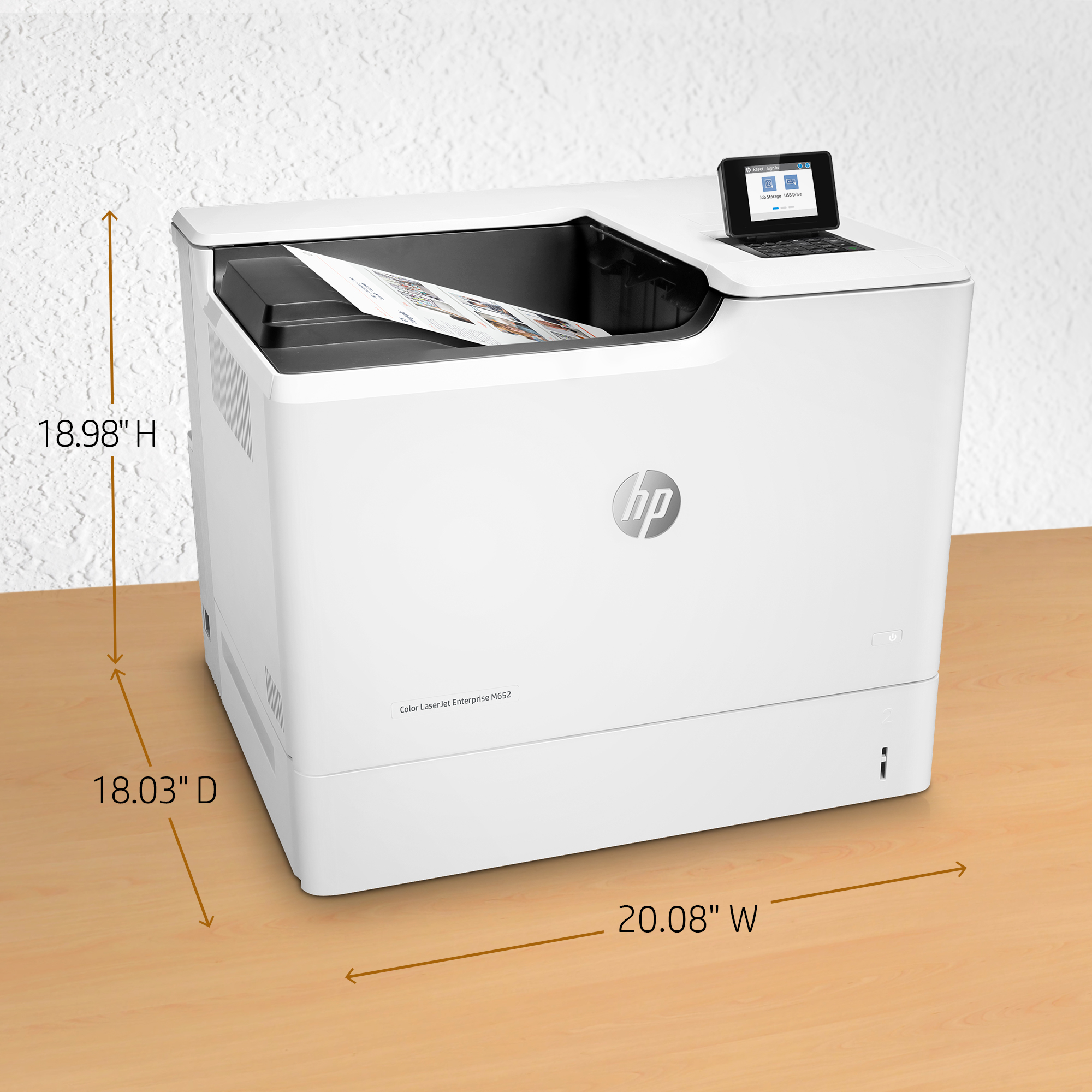 HP Color LaserJet Enterprise M652n, Print – image 9