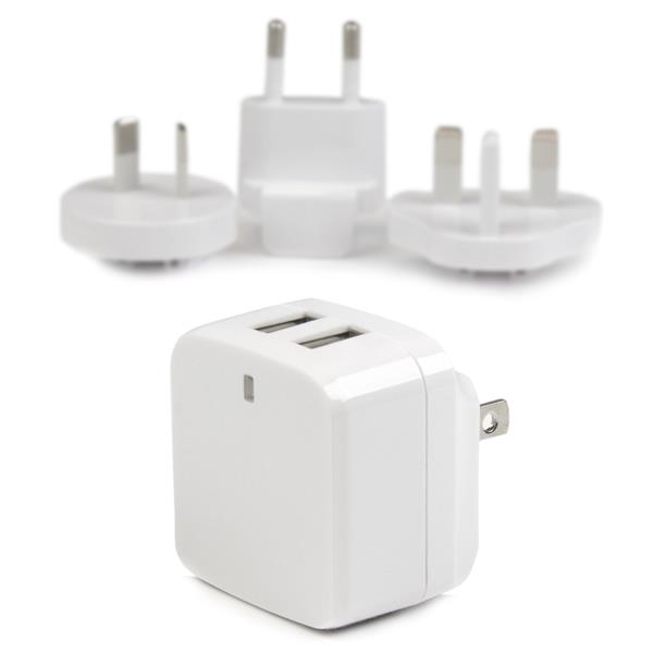 StarTech.com Dual-Port USB Wall Charger - International Travel – image 5