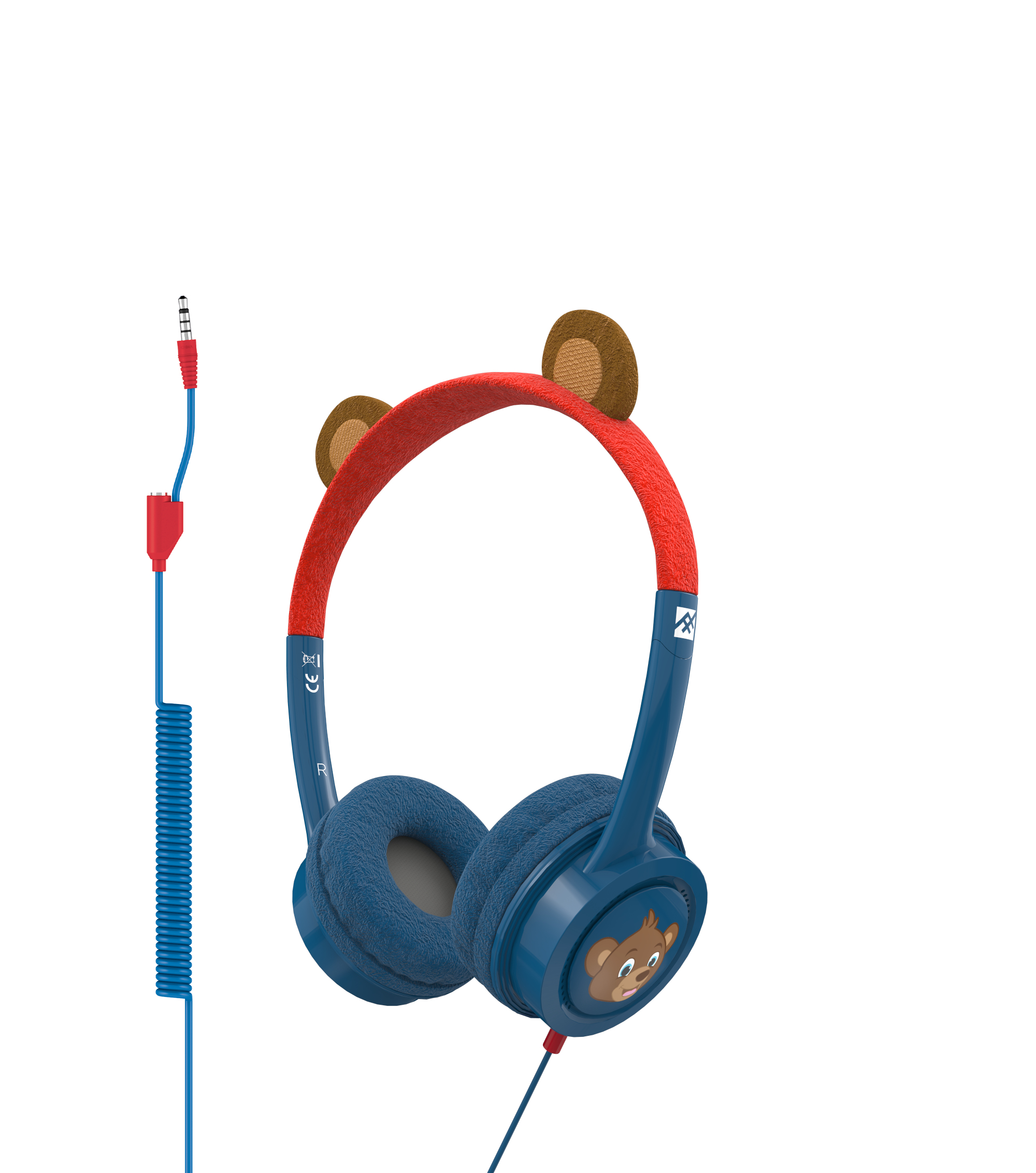 IFROGZ Headphone-Little Rockerz Costume-With Buddy Jack and Coiled Cable-FG-Bear – image 7