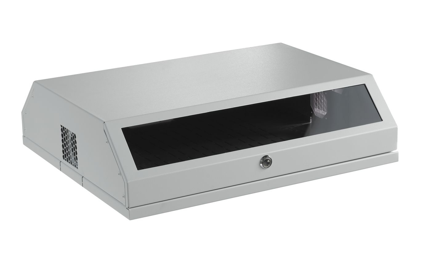 Lanview RWSLMWH rack cabinet 8U Wall mounted rack White – image 1