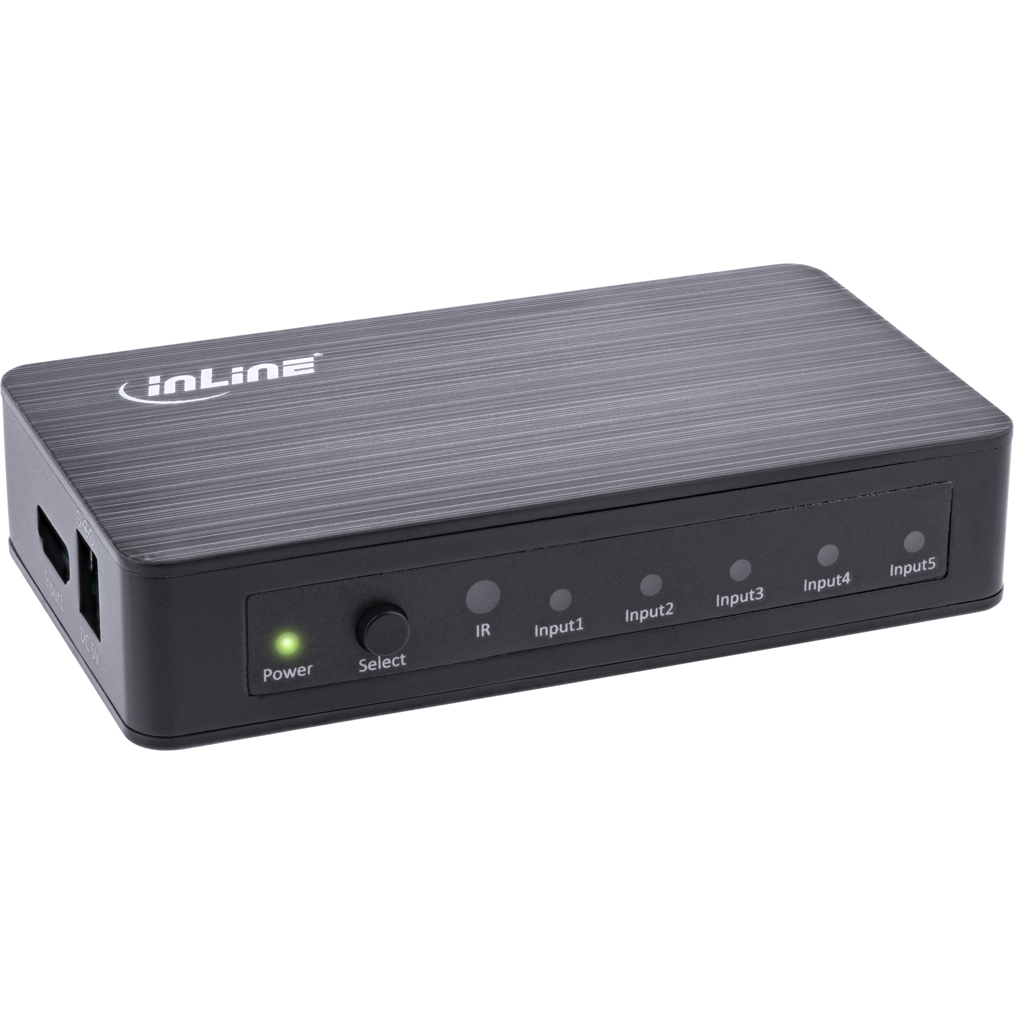 InLine HDMI Switch, 5 port, 4K2K@60Hz, HDCP 2.2