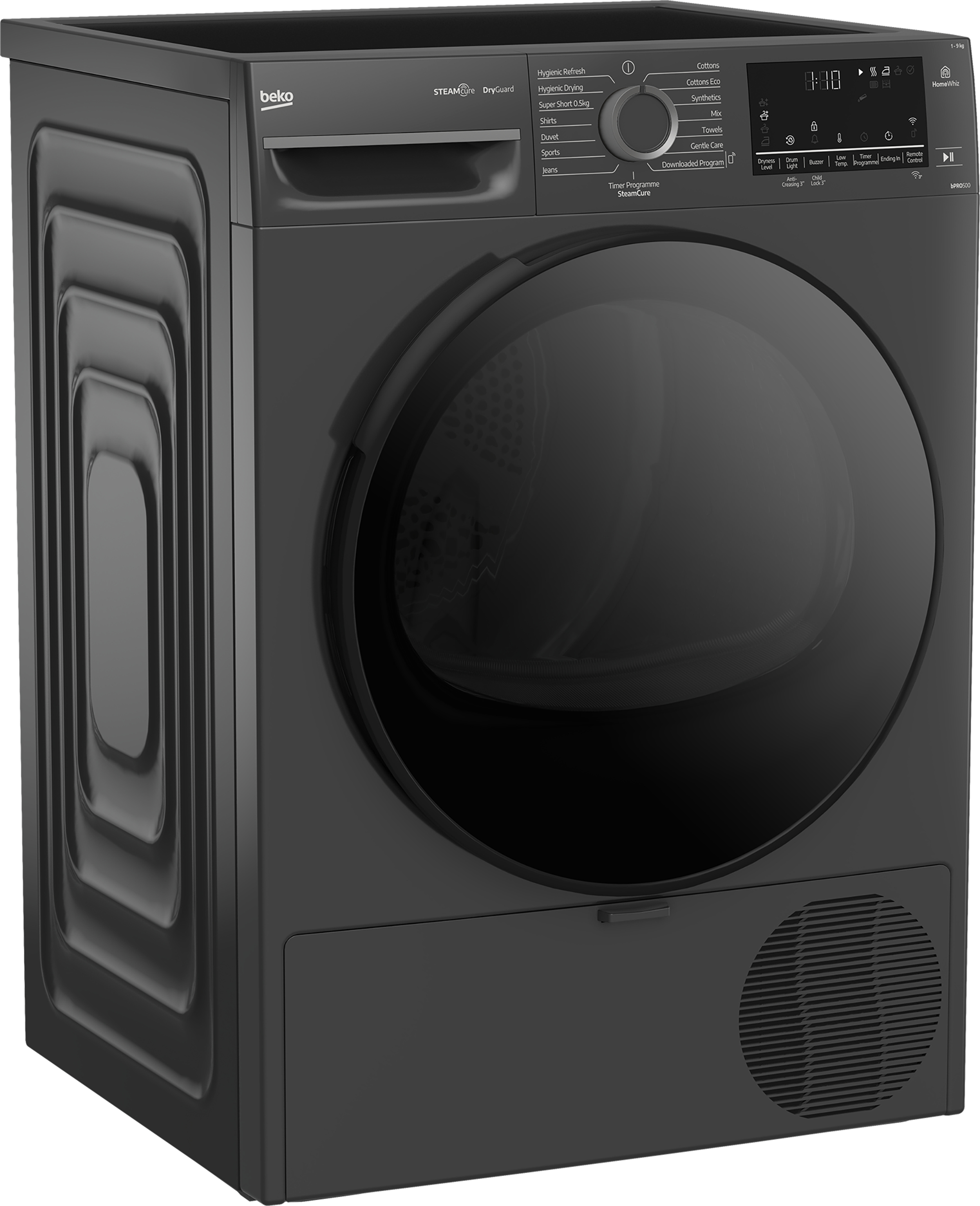 Beko BM3T3933NA 9kg Heat Pump Tumble Dryer with SteamCure Technology – image 2