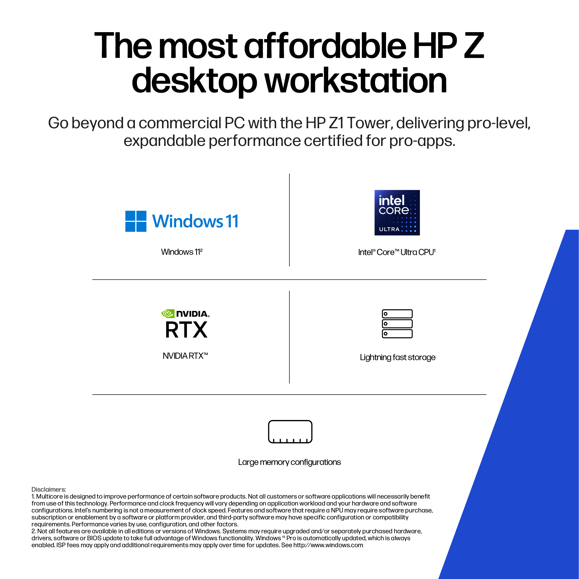 HP Z1 Tower G1i Desktop PC Wolf Pro Security Edition Intel Core Ultra 9 285 64 GB DDR5-SDRAM 1 TB SSD Windows 11 Pro Black image 10